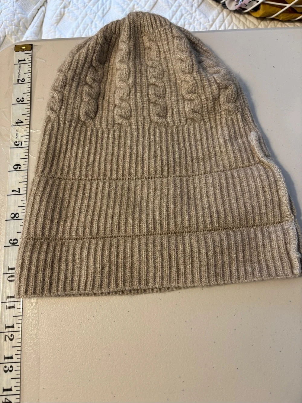 Kids Biella Cable Knit Beanie Fisherman Minimalist Timeless Preppy Quiet Luxury